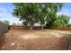 Expansive backyard enclosed by a wooden fence, providing privacy and space for recreation at 5167 Sable St, Denver, CO 80239