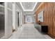 Modern elevator lobby with marble accents, enhancing the building's contemporary style at 155 Steele St # 418, Denver, CO 80206