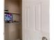 Security system located in a small closet at 8540 Corona St, Denver, CO 80229