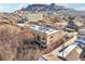 Aerial view of the building, highlighting its location and parking at 722 Washington Ave # 201, Golden, CO 80401