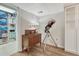A storage area shows a unique combination of vintage and modern pieces for storage at 4539 E Caley Pl, Centennial, CO 80121