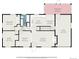 Home floorplan layout with locations of kitchen, bathroom, bedrooms, living room, screened porch, and garage at 1008 Yeager Dr, Longmont, CO 80501