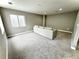 Cozy living area with a neutral-colored sofa, carpeted floors, and natural light at 1180 Crenshaw St, Castle Rock, CO 80104