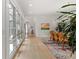 Elegant dining room with hardwood floors and a modern chandelier at 318 Adams St, Denver, CO 80206
