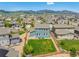 Birds eye view of the yards and fences that surround this home at 9350 Dunraven St, Arvada, CO 80007