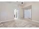 Spacious main bedroom with vaulted ceiling and ensuite bathroom at 5191 S Nepal Way, Centennial, CO 80015