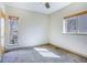 Neutral bedroom with carpet and light-filled windows at 1632 N Gilpin St, Denver, CO 80218