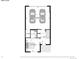 Floor plan of the main level showcasing the layout of the garage, bathroom, foyer, and bedroom at 1632 N Gilpin St, Denver, CO 80218
