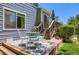 Outdoor deck with patio seating area, perfect for enjoying the backyard scenery at 1201 Trout Creek Cir, Longmont, CO 80504