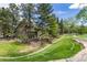 Beautiful backyard backing to community park and green space at 4 Oakmont Ln, Littleton, CO 80127