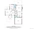 First floorplan with living room, kitchen, and garage at 4 Oakmont Ln, Littleton, CO 80127