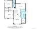 Second floorplan featuring bedrooms and bathrooms at 4 Oakmont Ln, Littleton, CO 80127