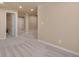 Spacious basement features neutral paint, recessed lighting, and soft carpeting at 892 High Point Trl, Elizabeth, CO 80107