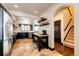 Modern kitchen features stainless steel appliances and tile flooring at 3383 Mount Royal Dr # 46, Castle Rock, CO 80104