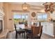 Open dining area with large windows showcasing natural light and outdoor views at 9531 Desert Willow Way, Highlands Ranch, CO 80129