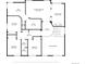 Second floor plan showcasing bedrooms, bathrooms, and living spaces with dimensions at 9531 Desert Willow Way, Highlands Ranch, CO 80129