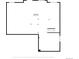 Basement floor plan illustrating the open space and layout with stairs at 9531 Desert Willow Way, Highlands Ranch, CO 80129