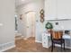 Hallway featuring a built-in desk at 9531 Desert Willow Way, Highlands Ranch, CO 80129