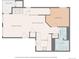 Floor plan of the first floor featuring a living room, balcony, kitchen, bedroom, and bathroom at 970 S Dawson Way # 9, Aurora, CO 80012