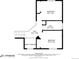 Floor plan of the 5th floor showing the bedrooms, bath and hall at 11100 Callaway Ct, Parker, CO 80138
