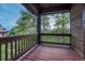 Enjoy outdoor living with this private balcony surrounded by lush greenery at 2597 Oak Vista Ct, Castle Rock, CO 80104