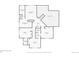 Upstairs floor plan layout showing bedrooms, bathrooms, closets, a loft and staircase to the lower level at 6584 S Sedalia St, Aurora, CO 80016
