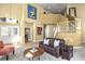 Inviting living room with staircase and stylish furniture at 6584 S Sedalia St, Aurora, CO 80016