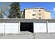 The garage area for parking in front of the apartment building at 9180 E Center Ave # 9D, Denver, CO 80247