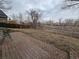 View of backyard brick patio at 17605 E Temple Dr, Aurora, CO 80015