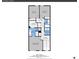 Upstairs floorplan of the townhome featuring three bedrooms and three bathrooms at 6350 N Lisbon St, Aurora, CO 80019