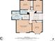 Detailed floor plan showcasing the home's upper level, featuring bedrooms, bathrooms, and walk-in closet layout at 9898 Mulberry Way, Highlands Ranch, CO 80129