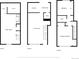 Detailed floor plan outlining the home's layout, including the kitchen, living room, bedrooms, and bathrooms at 6328 E Mississippi Ave, Denver, CO 80224