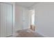 Bedroom with hardwood floors and closet at 950 S Leyden St, Denver, CO 80224