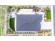 Aerial view of the property showcasing the roof, backyard, landscaping, and surrounding area at 4213 Hickory Oaks St, Castle Rock, CO 80104