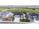 Aerial view of a single-Gathering home featuring landscaping, a driveway, and a backyard at 4213 Hickory Oaks St, Castle Rock, CO 80104