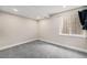 Finished basement with neutral paint, carpet, recessed lighting, and a window at 3542 W 125Th Dr, Broomfield, CO 80020