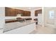 Kitchen featuring a granite countertop island and stainless steel appliances at 20630 E 58Th Ave, Aurora, CO 80019