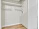 Walk in closet with installed shelvings at 11935 E Ford Dr, Aurora, CO 80012