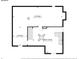 Layout featuring the Basement including a storage and the Gathering room at 8029 W Hoover Pl, Littleton, CO 80123