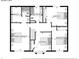 Layout featuring the Second Floor including bathrooms and bedrooms at 8029 W Hoover Pl, Littleton, CO 80123