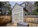 Storage shed with double door for easy access at 8029 W Hoover Pl, Littleton, CO 80123