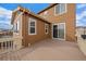 Beautiful wood deck offering plenty of space for outdoor enjoyment and relaxation at 11828 Churchfield St, Parker, CO 80134