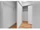 and closets with sliding doors and wood floors at 979 S Miller St # 202, Lakewood, CO 80226