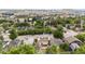 Aerial view shows property in proximity to Downtown Castle Rock, Festival Park and the Philip S Miller Library at 116 N Gilbert St, Castle Rock, CO 80104