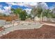 Picturesque backyard featuring landscaping with rock features and mulch, creating a serene and natural outdoor setting at 116 N Gilbert St, Castle Rock, CO 80104