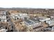 Aerial view of a modern community, showcasing updated architecture and proximity to city amenities at 1810 Irving St # 8, Denver, CO 80204
