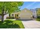 Charming single-Gathering home featuring a well-maintained lawn and attached two car garage at 9860 Burberry Way, Highlands Ranch, CO 80129