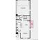 Detailed first floor plan showcasing the kitchen, great room, dining area, and garage at 14847 Arbor W Blvd, Thornton, CO 80602