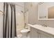 Modern bathroom with updated vanity and shower-tub combination at 4162 S Richfield S Way, Aurora, CO 80013