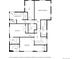 Second floor plan featuring the primary bedroom with walk-in closet, primary bath, laundry, and additional bedrooms at 1265 S Gaylord St, Denver, CO 80210